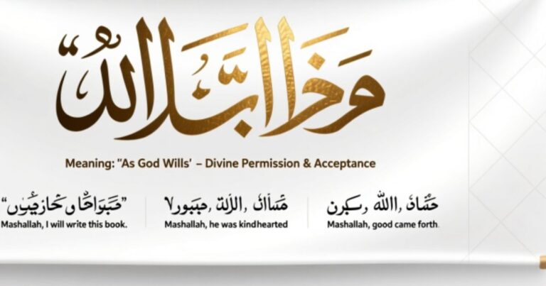 Mashallah" Meaning in Arabic