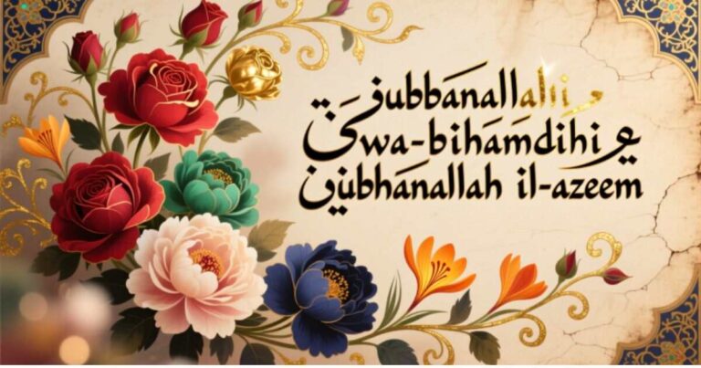 Subhanallahi Wa Bihamdihi Subhanallahil Azeem