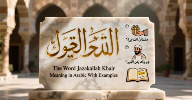 The Word Jazakallah Khair Meaning in Arabic With Examples 