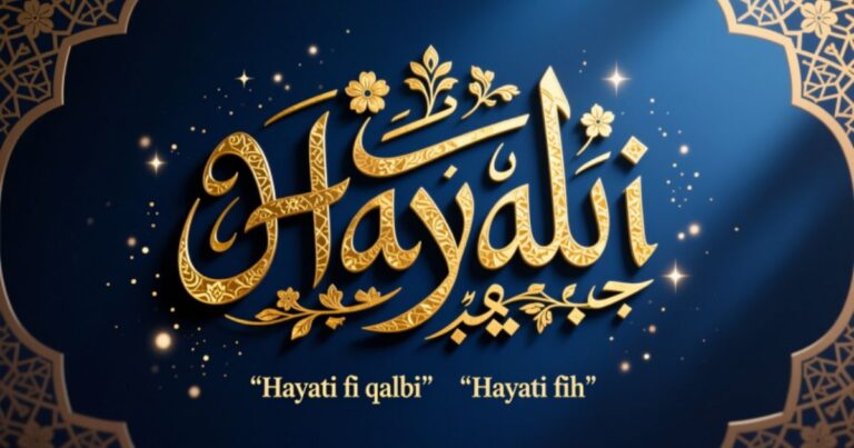 Hayati Meaning in Arabic