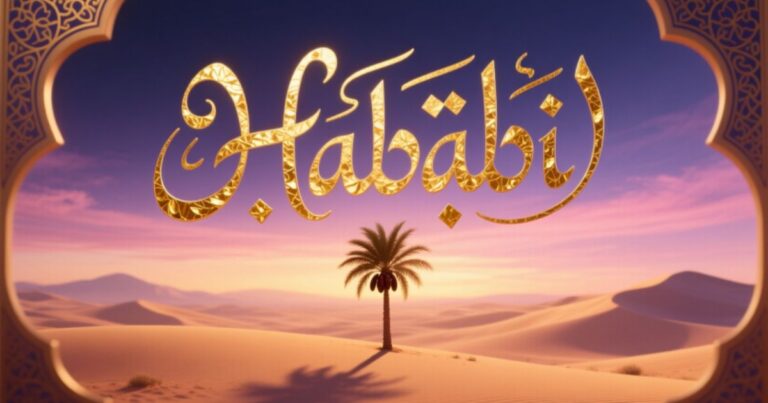 Word Habibi Meaning in Arabic