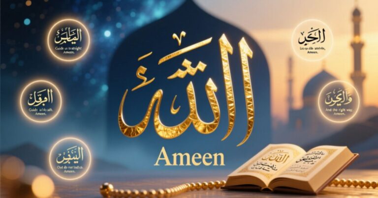 The Word Ameen Meaning in Arabic With Examples